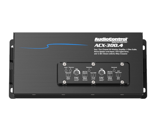 AudioControl ACX-300.4 All-Weather 4 Channel Amplifier with Accubass®