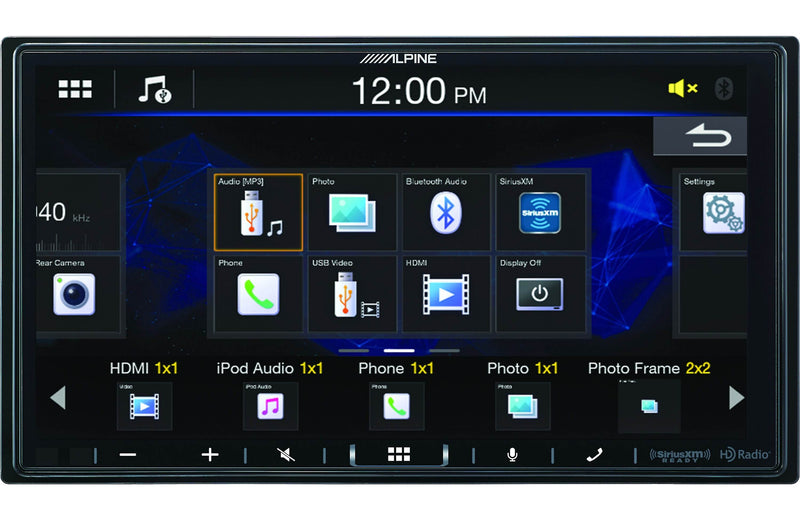 Alpine iLX-407  7" Mech-less Receiver With Apple Carplay and Android Auto with iDATALink Support