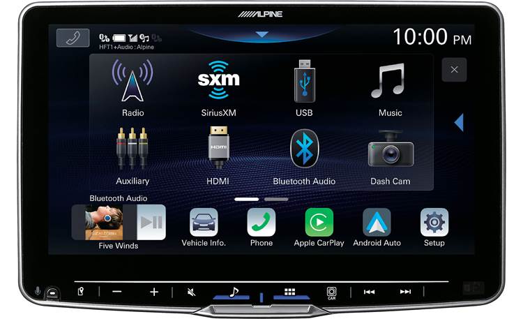Alpine ILX-F509 Halo9 Digital Multimedia Receiver with 9-inch HD Display and Hi-Res Audio Playback