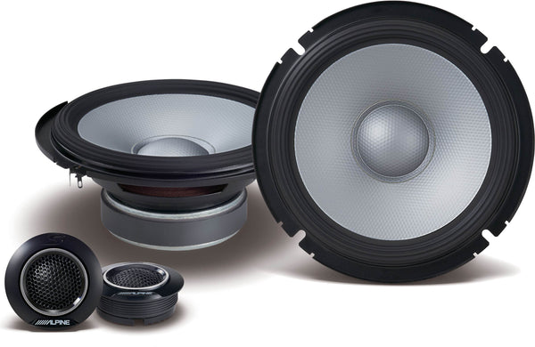 Alpine S2-S65C 6-1/2" Component 2-Way Speaker Set