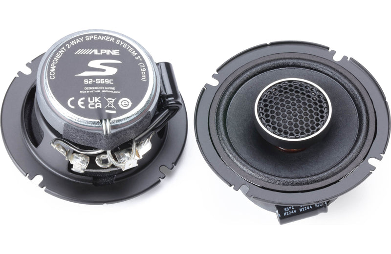 Alpine S2-S69C S-Series 6" x 9" Component Speaker System