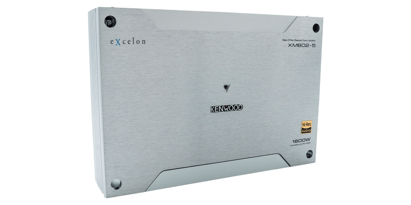 Kenwood Excelon XM802-5 Class D 5-Channel Powersports/Marine Power Amplifier