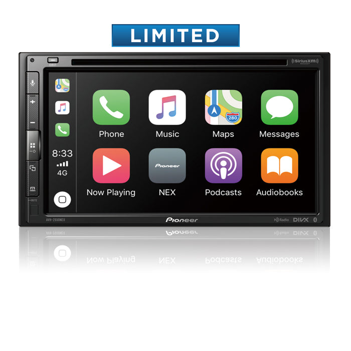 Pioneer AVH-2550NEX Multimedia DVD Receiver with 6.8" WVGA Display, Apple CarPlay™, Android Auto™, Built-in Bluetooth®, SiriusXM-Ready™, iDataLink® Maestro™ and Remote Control Included