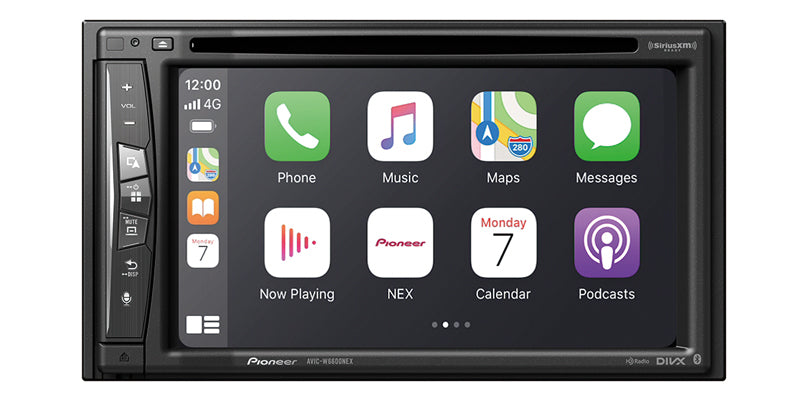 Pioneer AVIC-W6600NEX Flagship In-Dash Navigation AV Receiver with 6.2" WVGA Capacitive Touchscreen Display