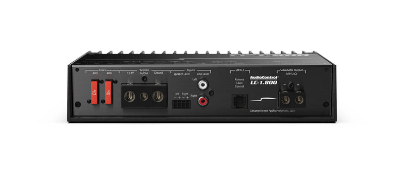 AudioControl LC-1.800 High-Power Mono Subwoofer Amplifier with Accubass®