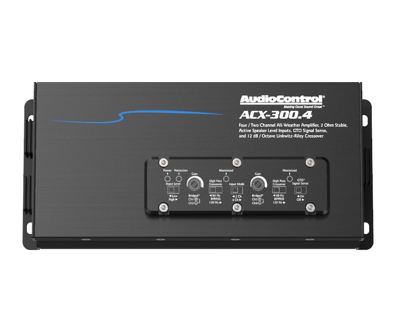 AudioControl ACX-300.4 All-Weather 4 Channel Amplifier with Accubass®