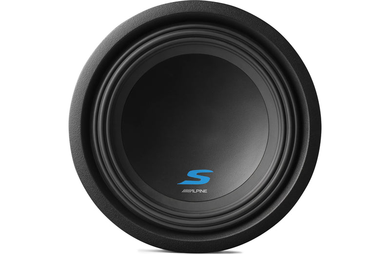 Alpine S-W10D2 S-Series 10" Subwoofer with Dual 2-ohm Voice Coils