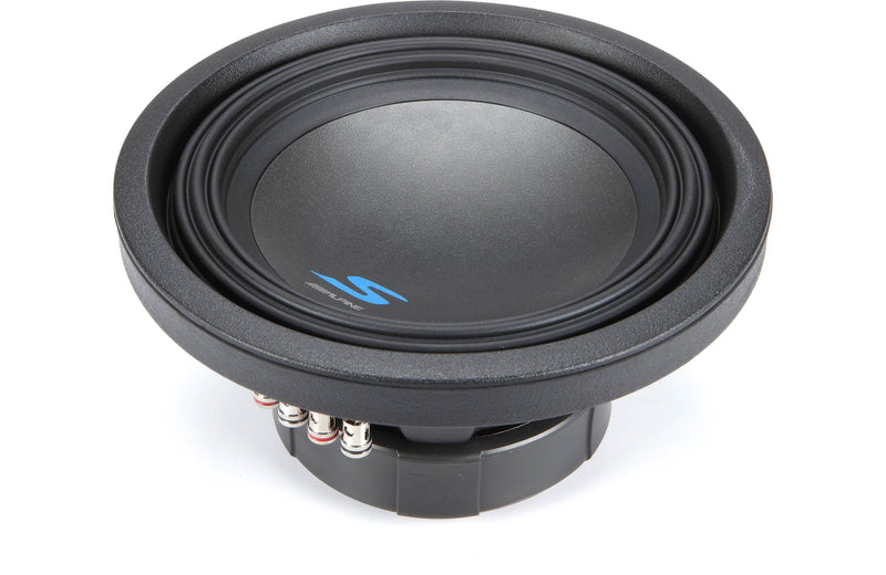 Alpine S-W10D4 S-Series 10" Subwoofer with Dual 4-ohm Voice Coils