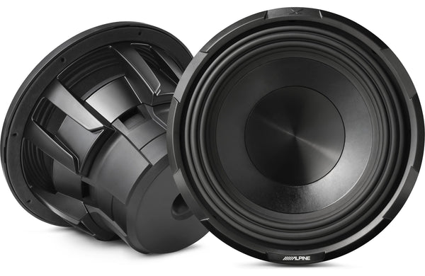 Alpine X-W12D4 X-Series 12" Subwoofer with Dual 4-ohm Voice Coils